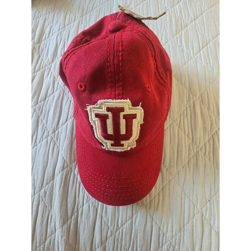 OC Sports Indiana University Hoosiers Embroidered Raw Hem IU snapback hat